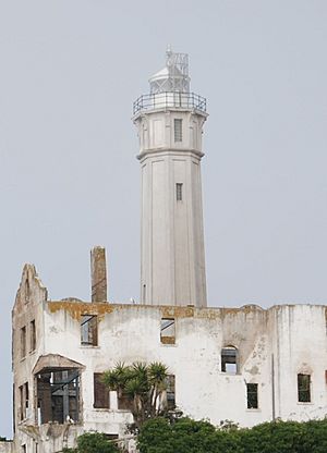 Alcatraz lighthouse in 2007