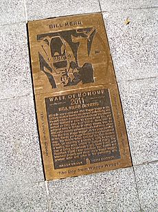 Bill Kerr 2011 Walk of Honour plaque