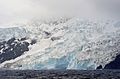 Bouvet Island west coast glacier