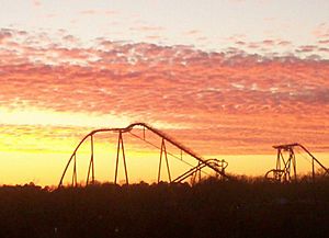 Busch Gardens Europe Winter Sunset―2