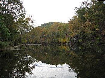 Cacapon River West Virginia Route 127 Bridge Forks of Cacapon WV 2008 10 12 06.jpg