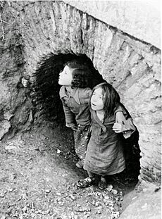 Children during the Madrid bombing