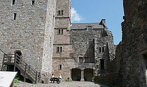 Courtyard of Castle Campbell, Dollar, Clackmannan - geograph.org.uk - 1598232