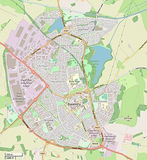 Daventry map