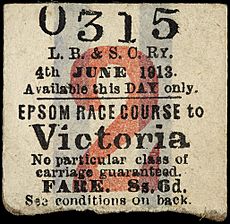 Emily Davison, return ticket