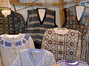 Fair Isle knitwear geograph-3936603-by-Julian-Paren