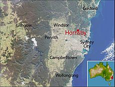 HornsbyNSWmap