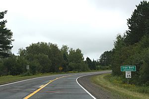 Iron Belt Wisconsin Sign WIS77