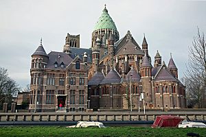 Kathedraal St. Bavo, Leidsevaart, Haarlem