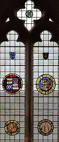 Kingston, All Saints church, north aisle eastern window.jpg