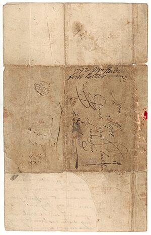 Mary Reibey letter 1792