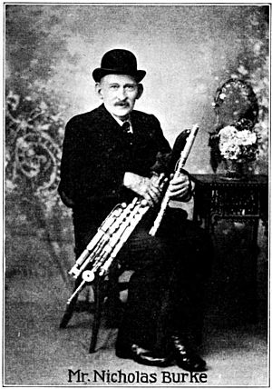 Nicholas Burke uilleann piper