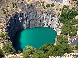 Open pit mine