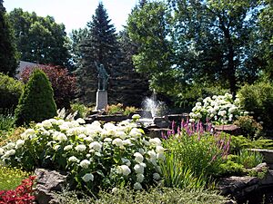 Parc municipal en fleurs