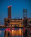 Power Station at night (cropped)