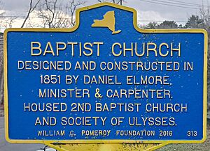 Second Baptist sign