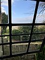 Window View from a House in Peak District National Park