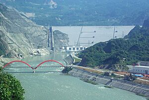 Zipingpu Dam North of Dujiangyan