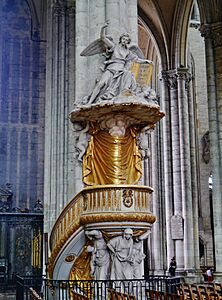 Amiens Cathédrale Notre-Dame Innen Kanzel 4