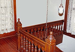 Balustrade Upstairs Southgate-Lewis House 1980