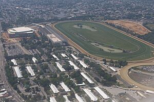 Belmont Park aerial 2021