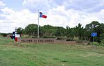 Childress, Texas welcome sign