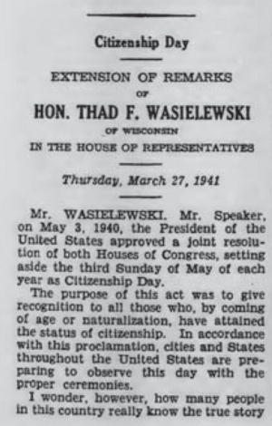 CitizenshipDayCongressionalRecord