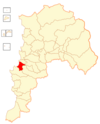 Map of the Viña del Mar commune in Valparaíso Region