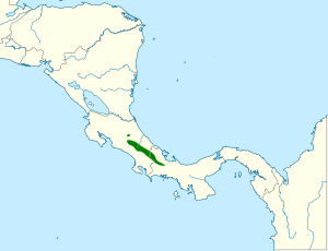 Cyanolyca argentigula map.svg