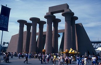 EGYPTIAN PAVILION AT EXPO 86, VANCOUVER, B.C.