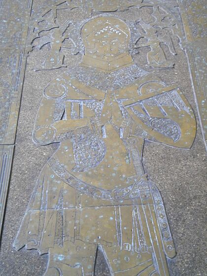 Elsing Church chancel brass Replica