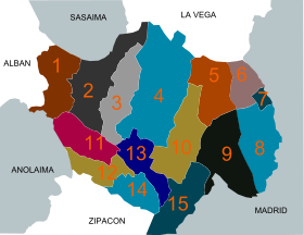 Facatativa divisions