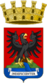 Coat of Arms in use during the italian domain of the city, approved in 1935[42]