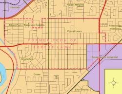 Forest Lawn 1960 boundaries