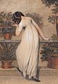 Girl on a terrace - Adam Buck - 1807 - ref Buck-K07739