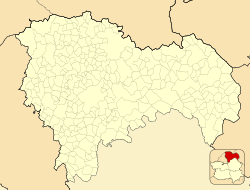 Riba de Saelices is located in Province of Guadalajara