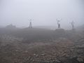 Kinder Scout in extreme mist