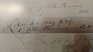 Kokomo Name in Ledger