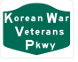 Korean War Veterans Parkway marker