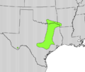 Maclura pomifera range map