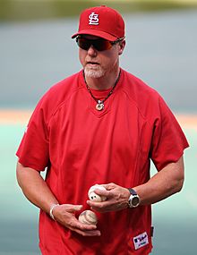 Mark McGwire on June 29, 2011