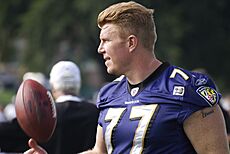 Matt Birk Ravens Training Camp August 5, 2009