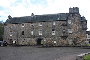 Menstrie Castle from the west (approach) road