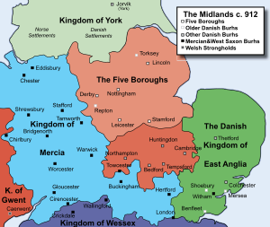 Midland Map - 5 Boroughs 912 Ad