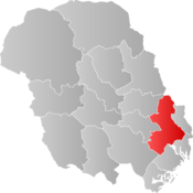 Skien within Telemark