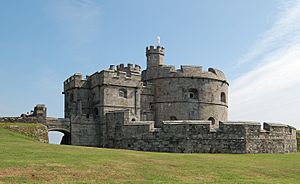 Pendennis Castle keep