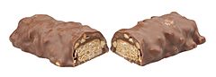 Reese's Crispy Crunchy Bar cross section