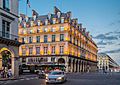 Rue de Rivoli at night, Paris August 2013