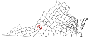 Salem's location in the Commonwealth of Virginia