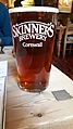 Skinner's pint of bitter